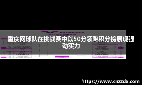 重庆网球队在挑战赛中以50分领跑积分榜展现强劲实力
