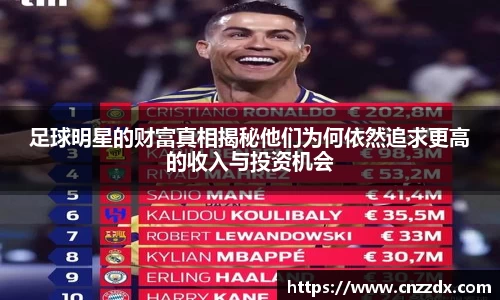 足球明星的财富真相揭秘他们为何依然追求更高的收入与投资机会