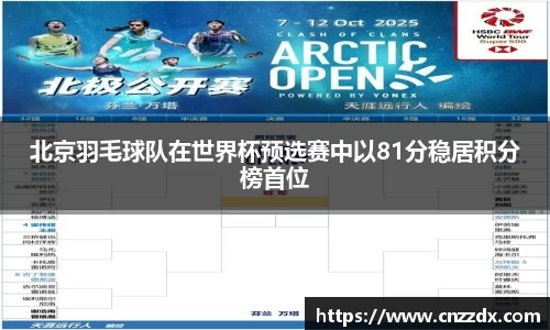 北京羽毛球队在世界杯预选赛中以81分稳居积分榜首位